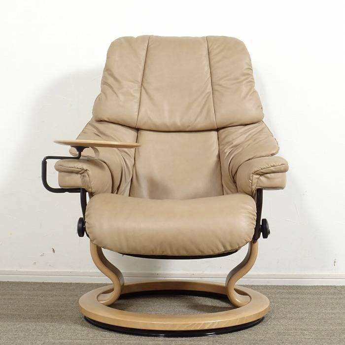 取付無料！エコーネス ストレスレス コンサル 本革キャメル