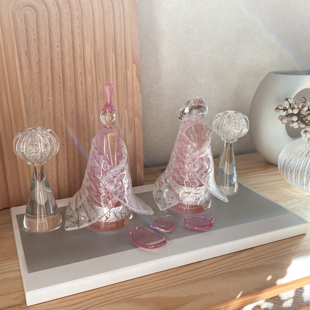 雛人形 Glass studio MIGAKI ヴェネチアングラスの雛人形 当店限定