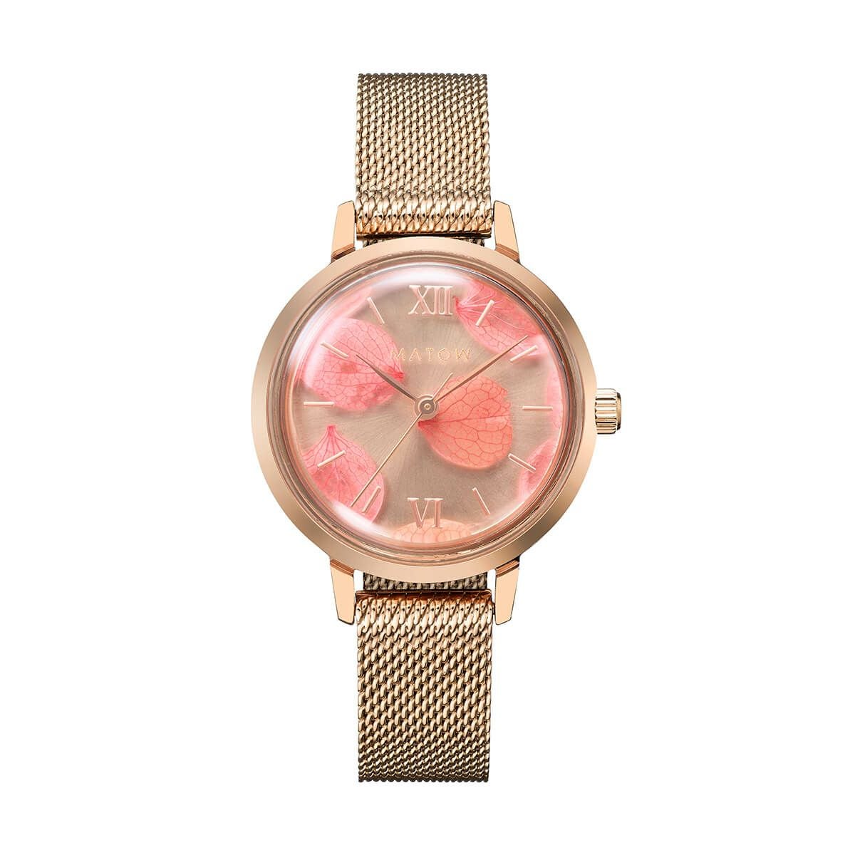 MATOW / マトウ Shiki Bouquet 山桜 ローズゴールド メッシュ