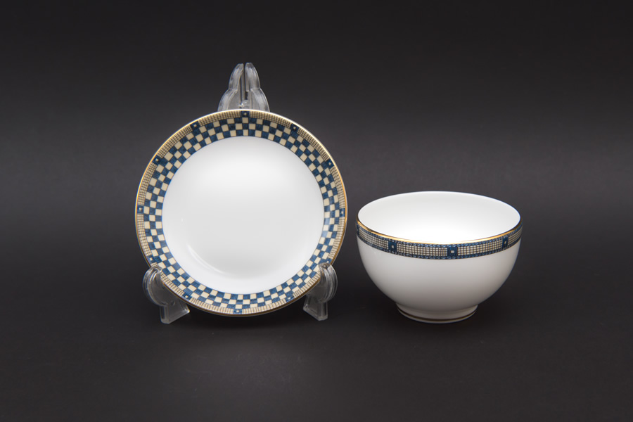 ウェッジウッド サムライ ジャパニーズティーカップ＆プチトレイを