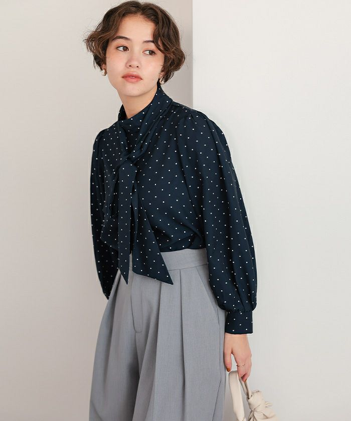 リボンボウタイブラウス | titivate