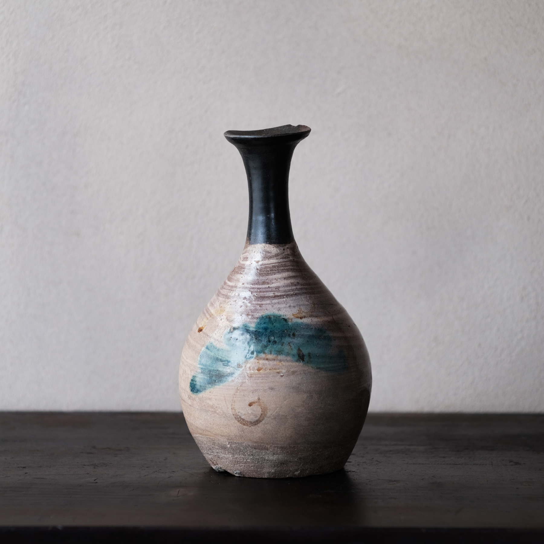 古唐津 二彩唐津 松樹文瓶 | 骨董と詩学 Antique & Poetics | 蛇韻律