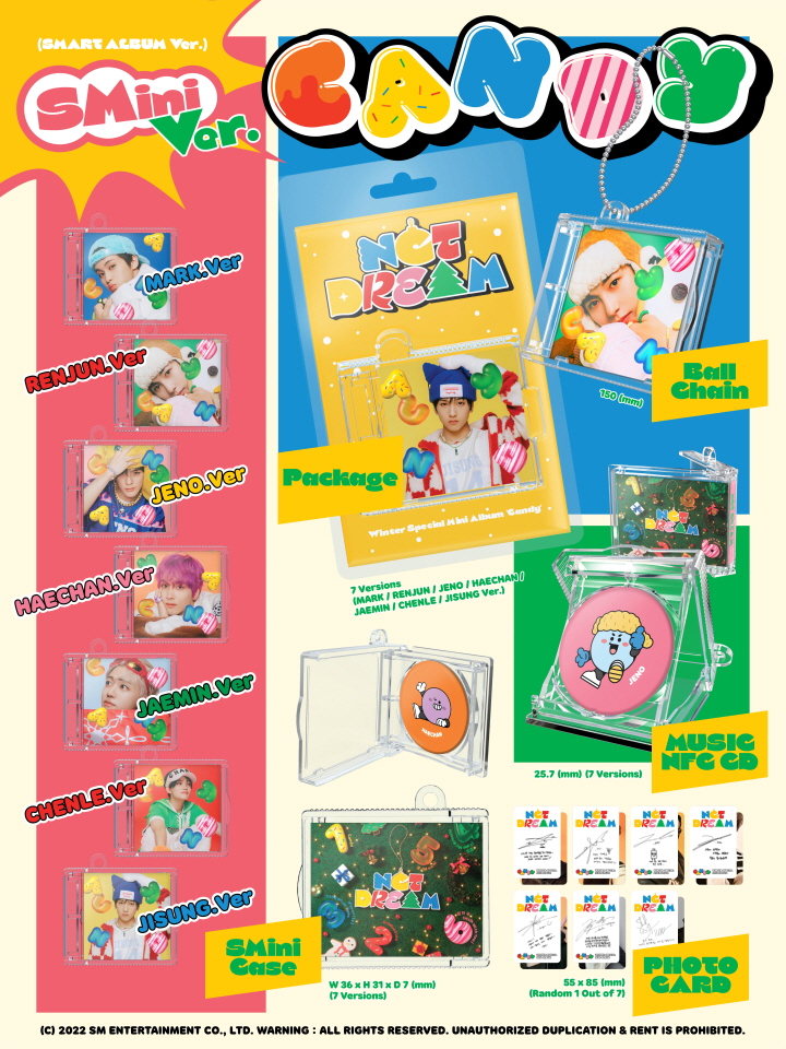 NCT Dream Winter Special Mini Album - Candy (SMini Ver.) – Choice