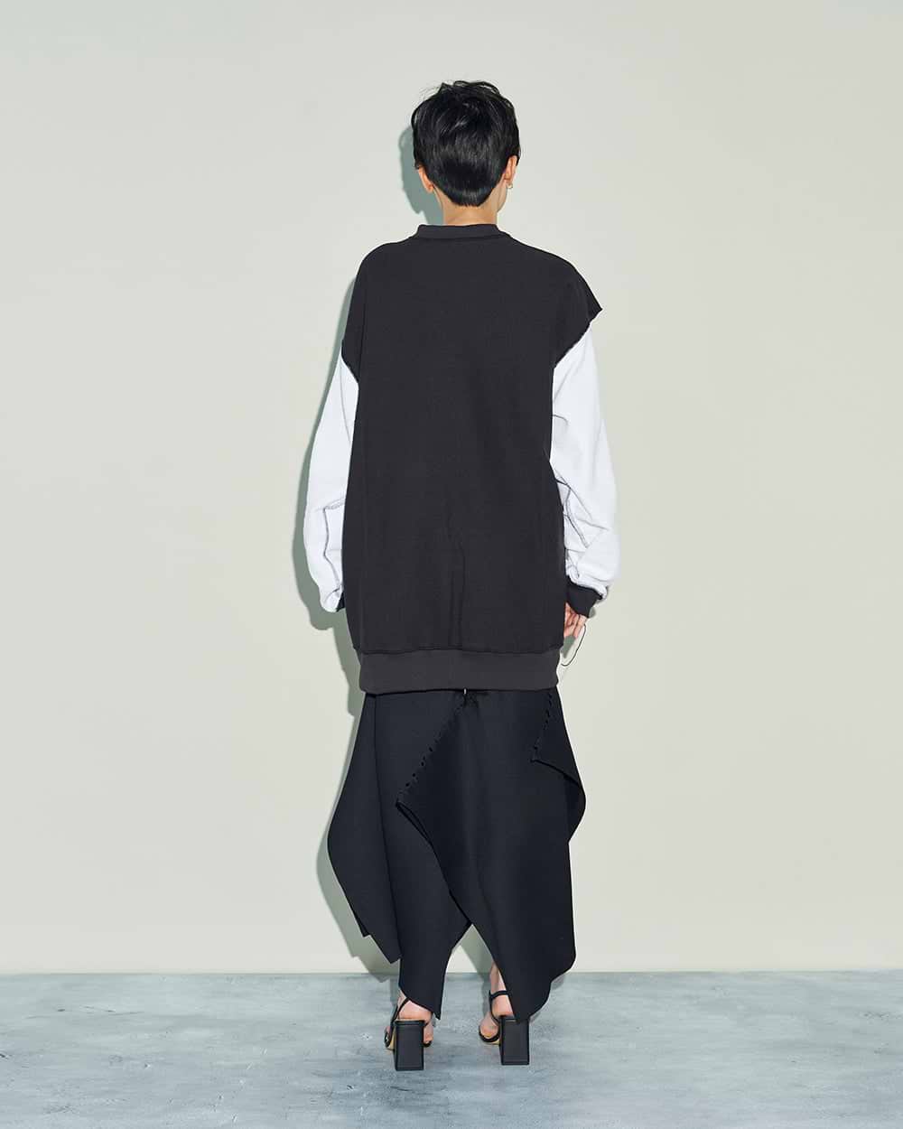 kotohayokozawa】リバーシブルロングスウェット – ファッション