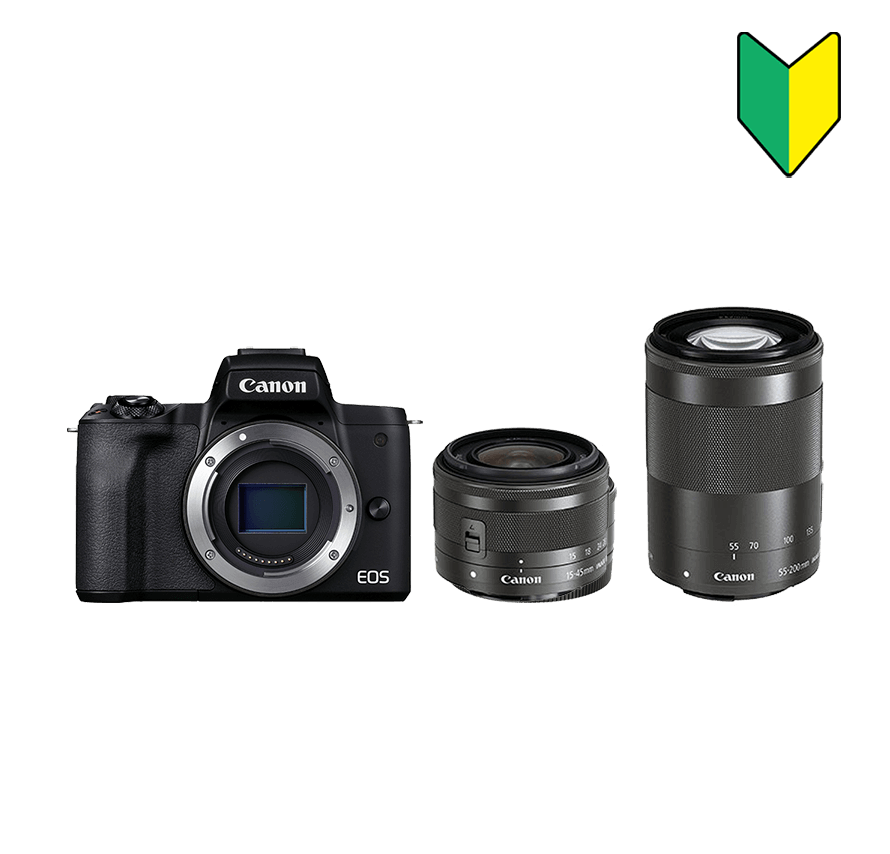 レンタル] Canon EOS kissM2 ダブルレンズキット｜ミラーレス一眼カメラ