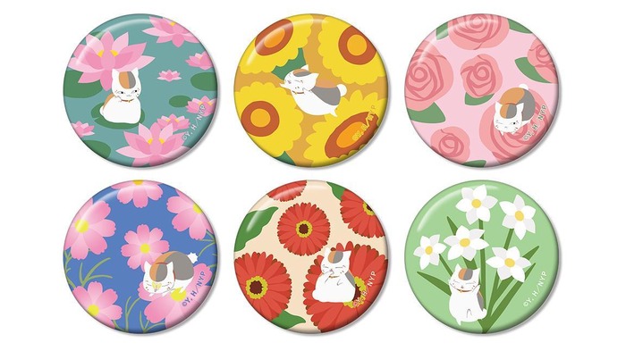 夏目友人帳」ニャンコ先生と季節の花をキュートにデザイン♪ 7月～12月