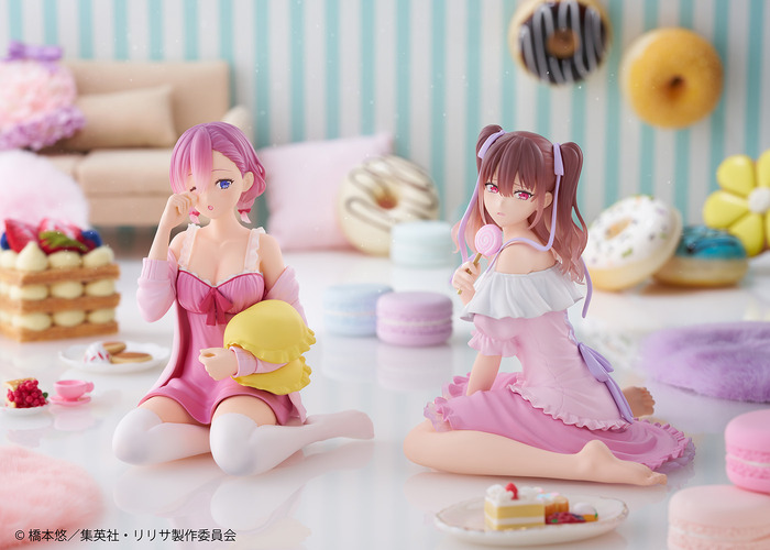 2.5次元の誘惑」リリサ・美花莉・ノノア・アリアがネグリジェ姿に