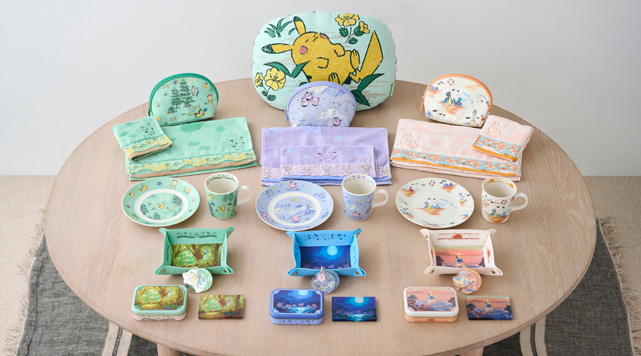 カントー地方の美しい風景を描く！『ポケモン』新グッズ「P'atelier by