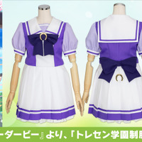 ウマ娘』公式監修の「トレセン学園」夏制服がとってもリアル！蹄鉄型の