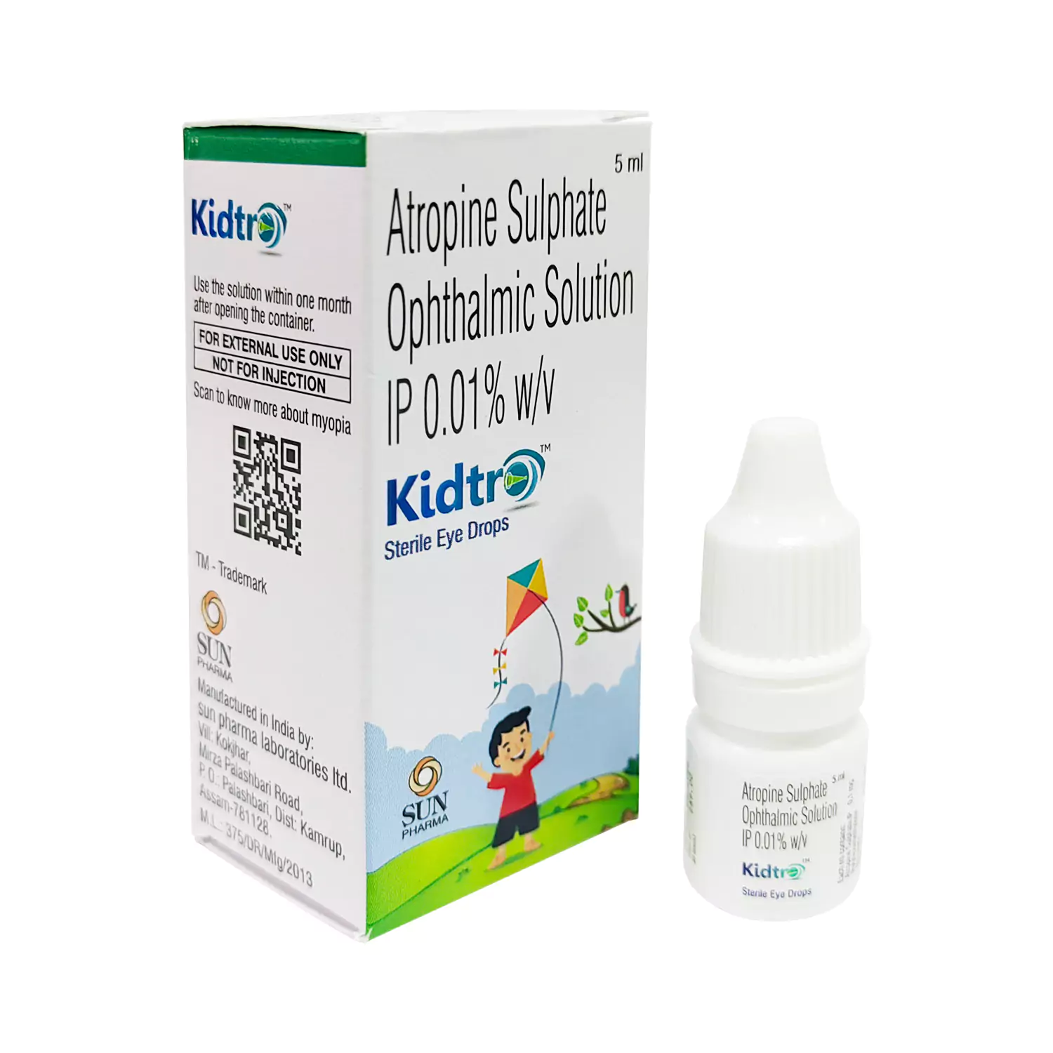 アトロピン点眼薬0.01%5ml（キッドトロ）通販｜小児の近視抑制目薬