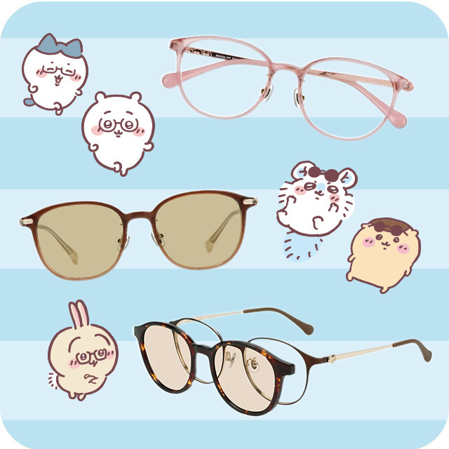 Zoff「ちいかわ」コラボ、メガネ・サングラス登場 | リセマム
