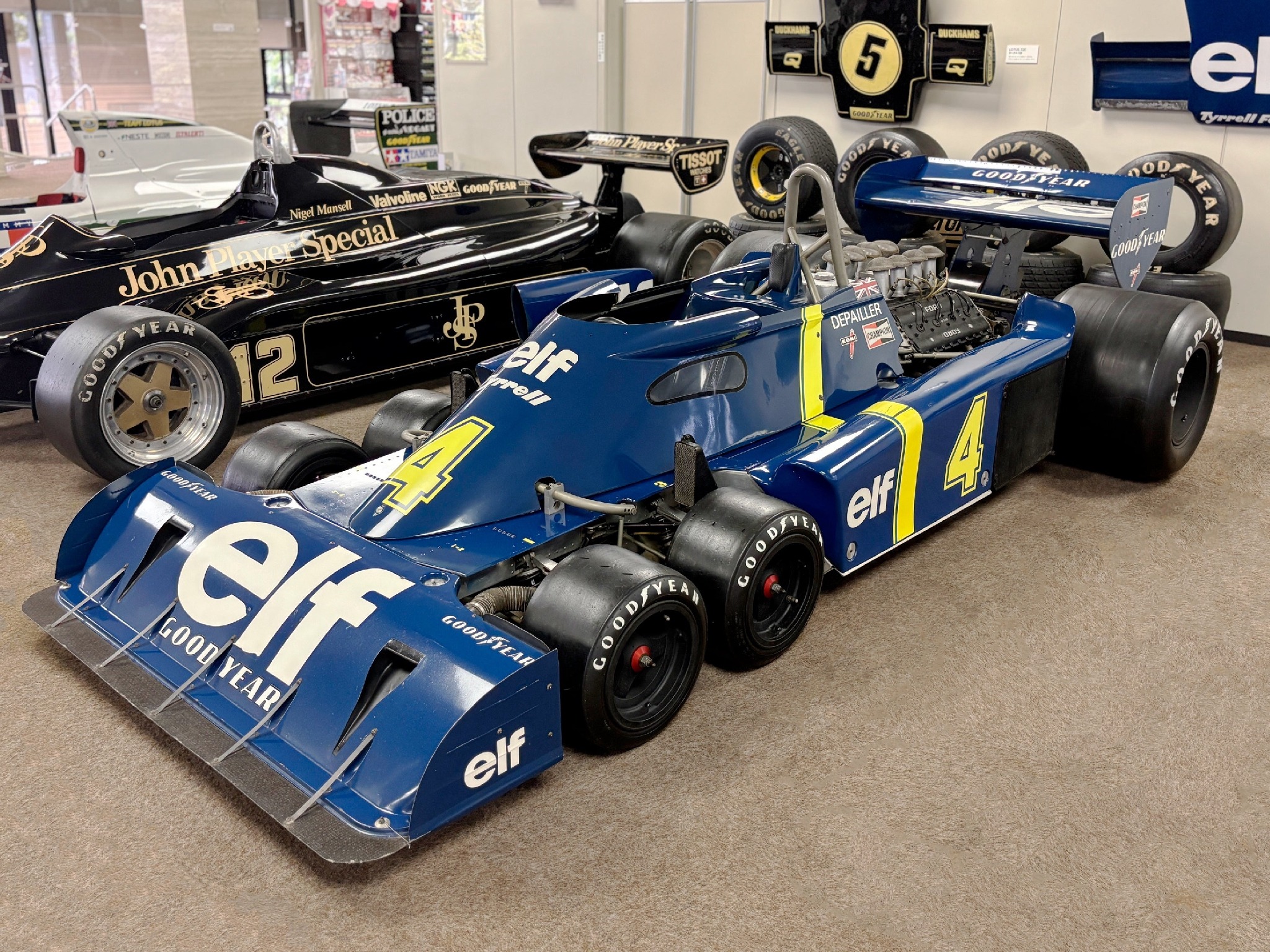 6輪F1マシン「タイレルP34」、タミヤの東京直営店1周年記念で展示