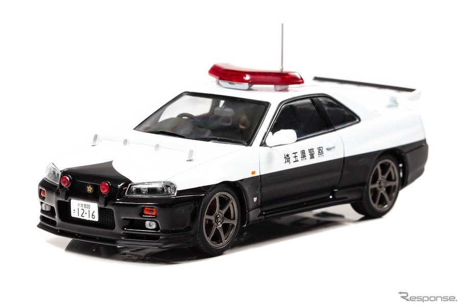 ミニッツ 警視庁パトカー R34 GTR レア】R34 GT-Rパトカー ミニッツ