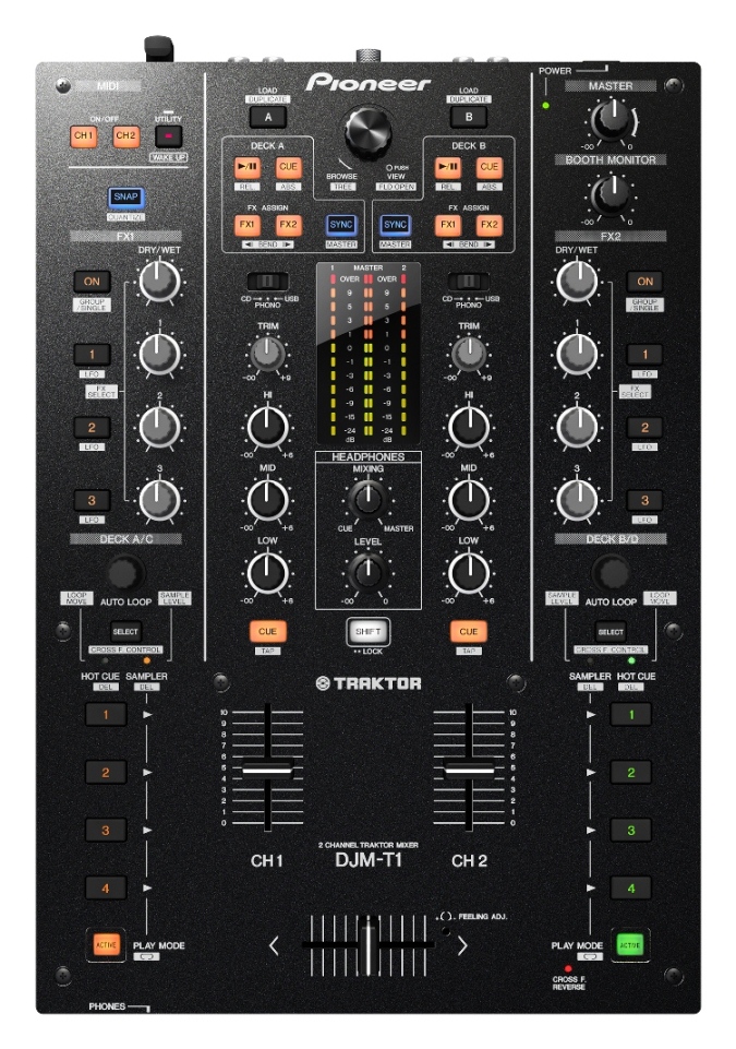 Review: Pioneer DJM-T1 Traktor Certified Mixer - DJ TechTools