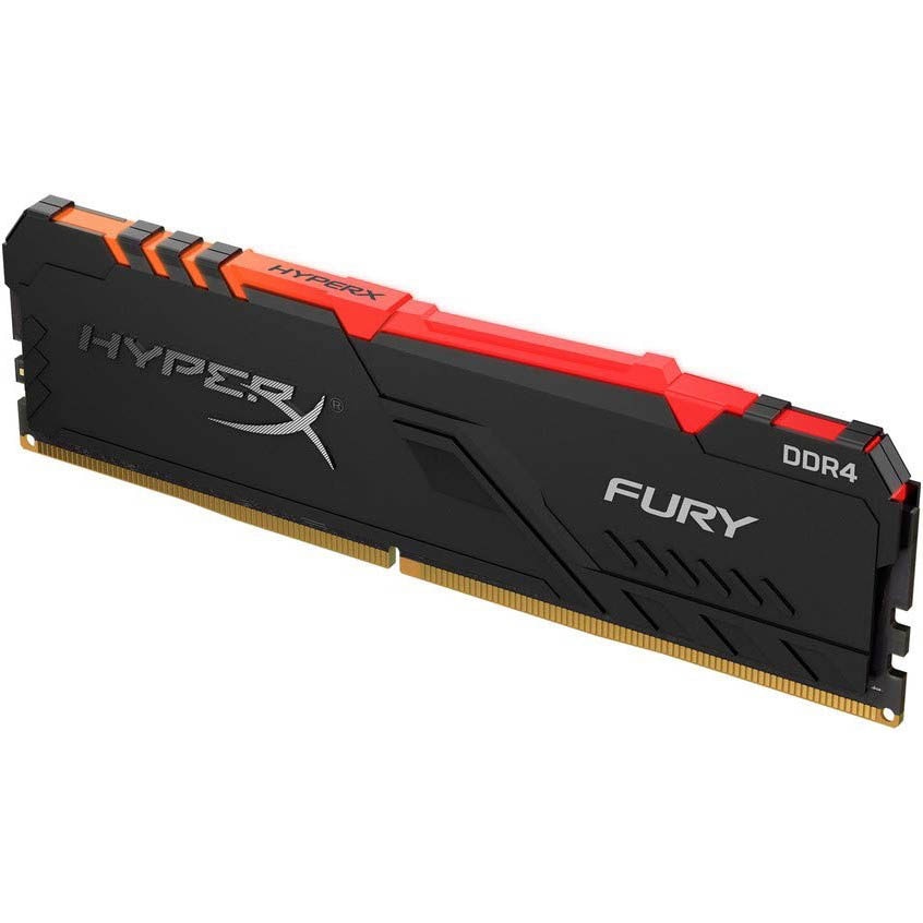 Memorie HyperX Fury RGB 8GB, DDR4, 3200MHz, CL16, 1.35V - eMAG.ro