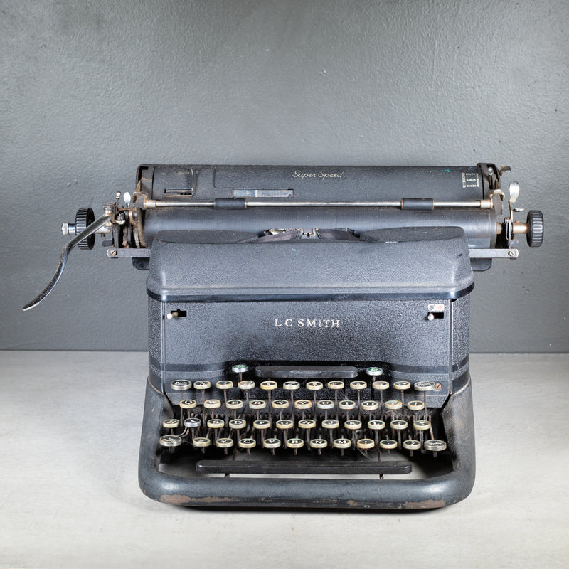 Antique LC Smith & Corona Super Speed Typewriter c.1942 | S16 Home