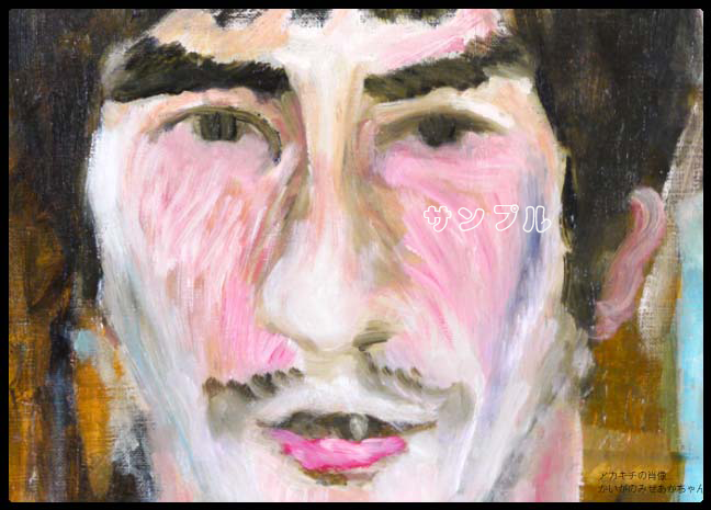 絵画「Khaos」家の上空 油彩・原画・直径30㎝ 丸形・アートパネル