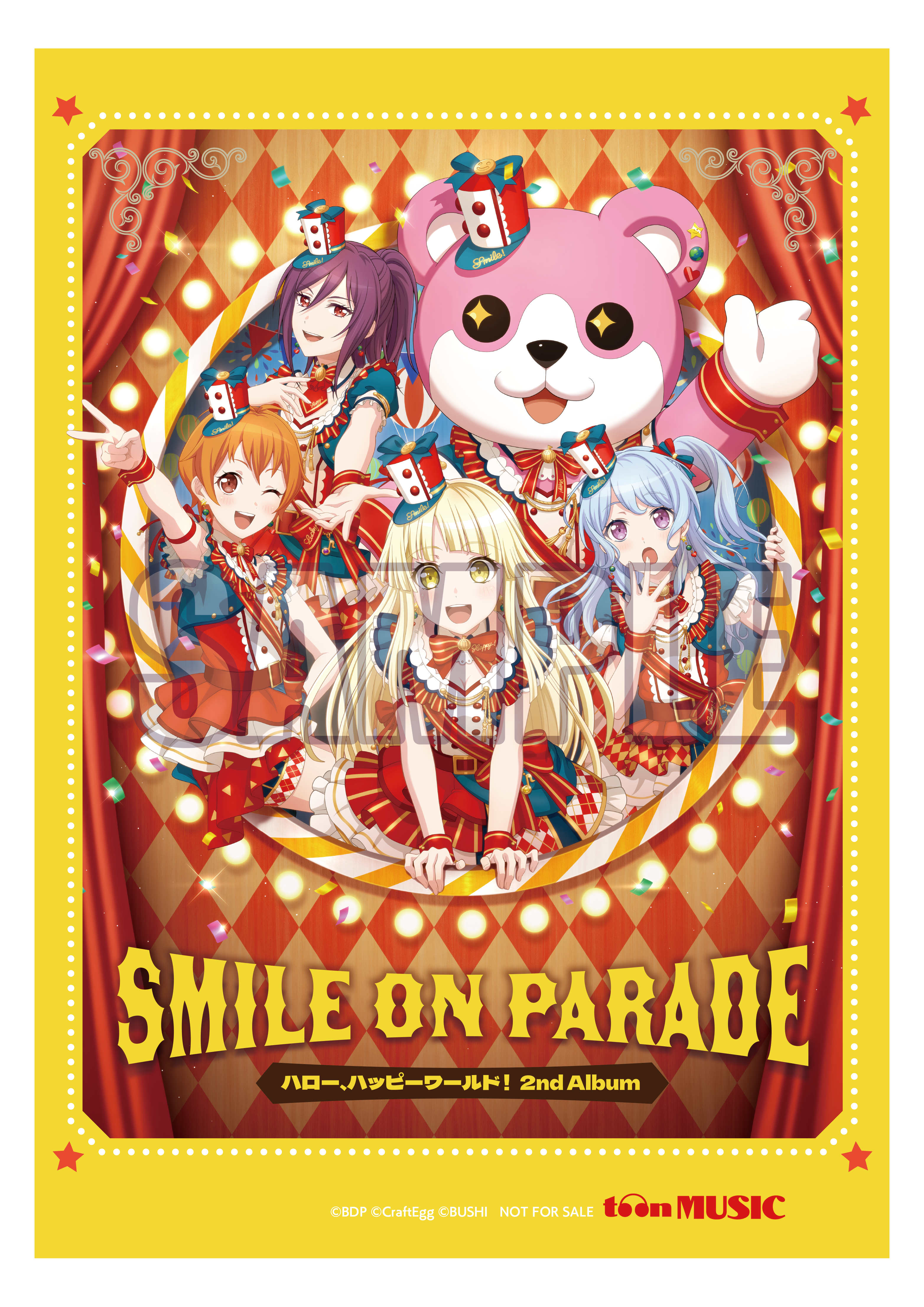 2nd Album「SMILE ON PARADE」 | BanG Dream!（バンドリ！）公式サイト
