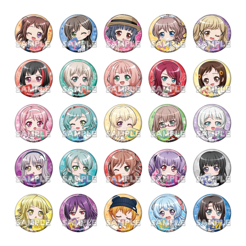 BanG Dream! ガールズバンドパーティ！ むぎゅっと缶バッジ