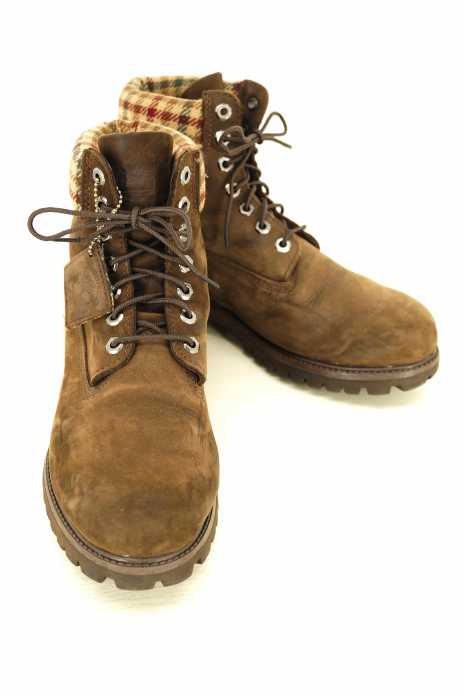 美品☆Timberland×WOOLRICH 6インチプレミアム ヌバックレザー