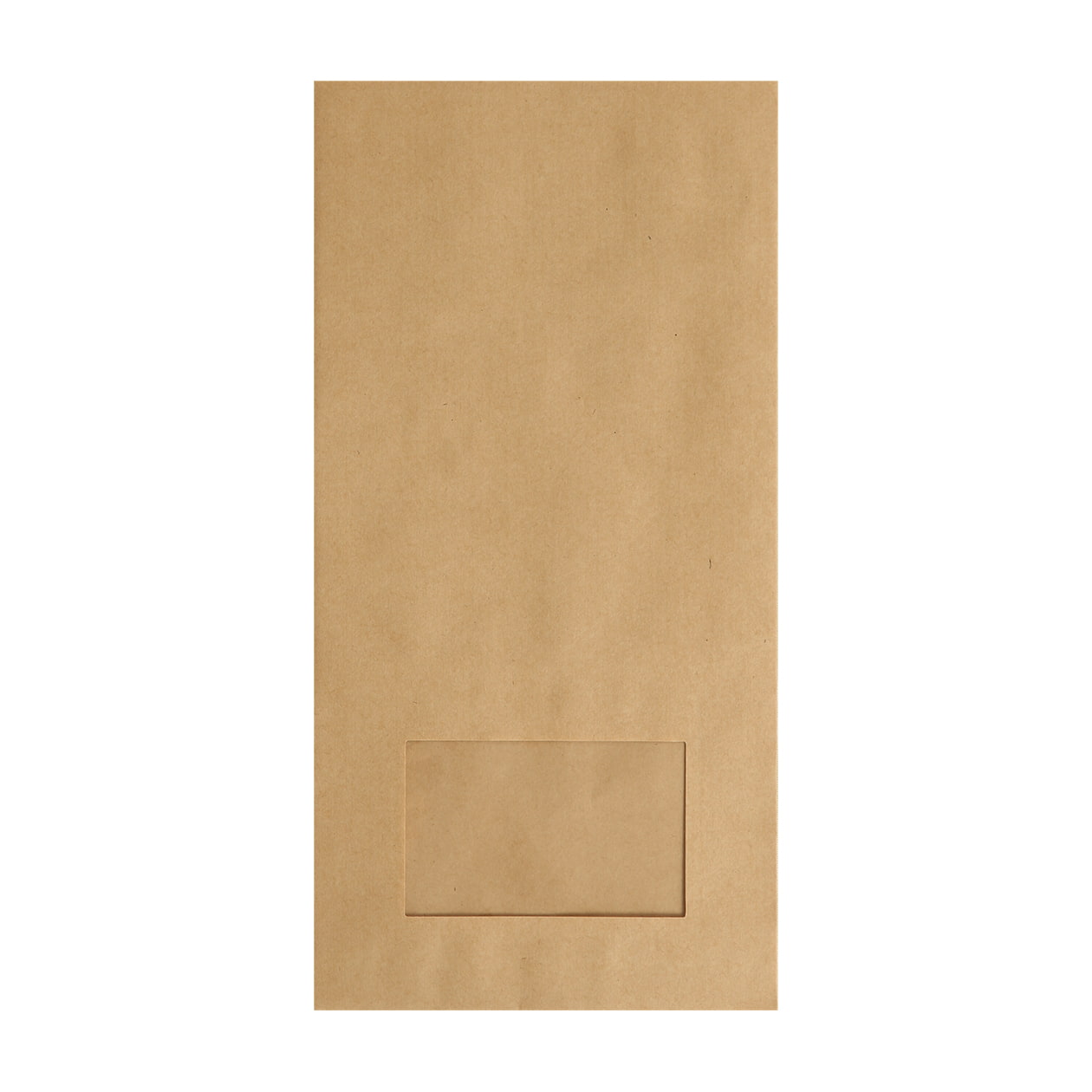 平袋160×320窓付 未晒（みざらし）クラフト 70g | 羽車公式サイト 紙