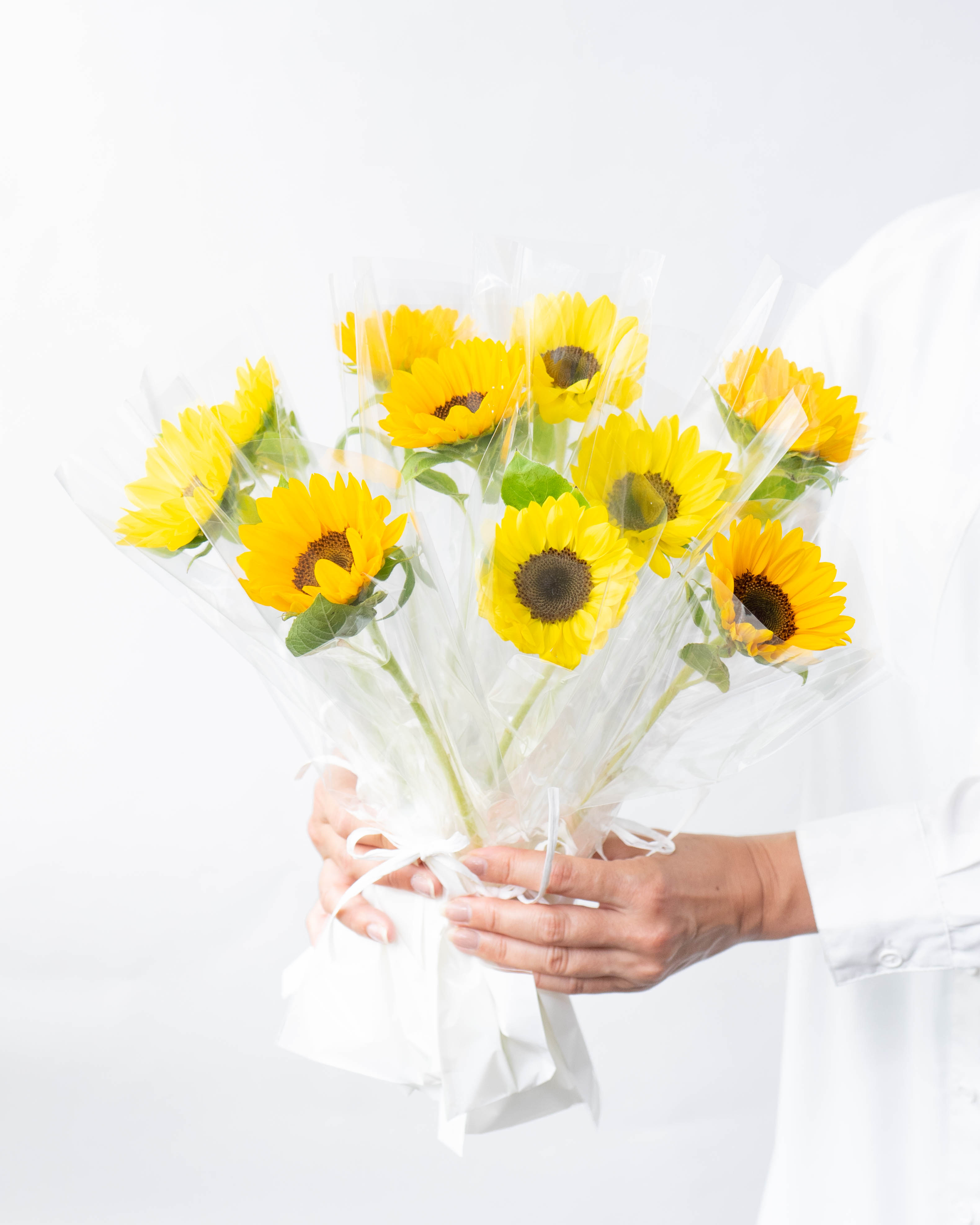 産地直送 ひまわり 1輪 花束 30本用／千葉 金井園芸からお届け | 花束