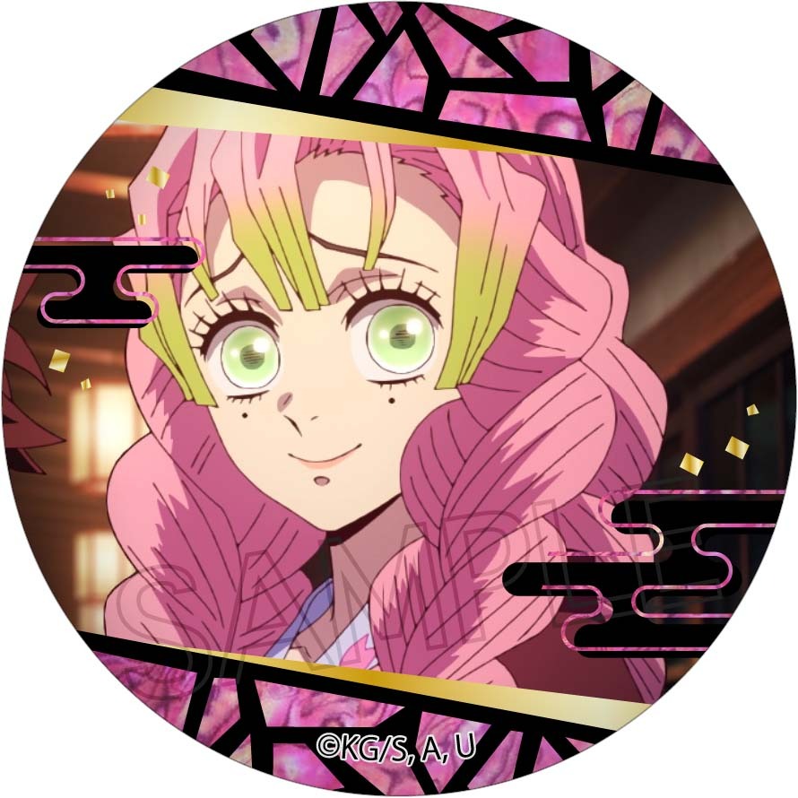 鬼滅の刃 柱展 柱百景「甘露寺蜜璃」エモーショナル缶バッジ 6点 鬼滅