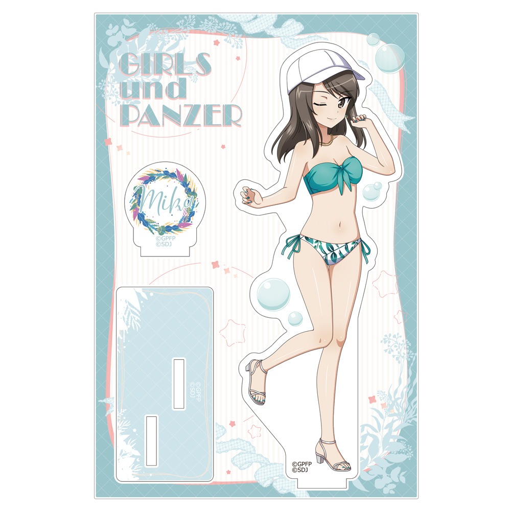 ガールズ＆パンツァー 戦車道大作戦！ アクリルスタンド ミカ 水着2024