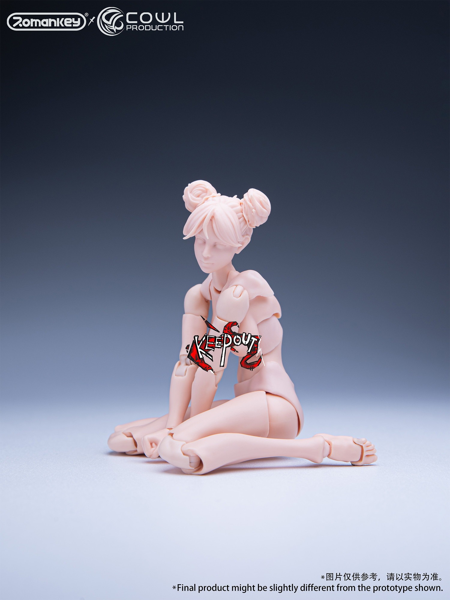 Romankey x COWL超可動女性素体 イエロースキン 【値下げ交渉可