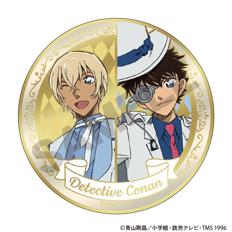 名探偵コナン トレーディングゴールドメタル缶バッジ バルーン 6個入り