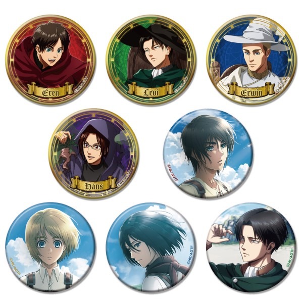 TVアニメ 進撃の巨人 ラメキラカンバッジコレクション 8個入り1BOX