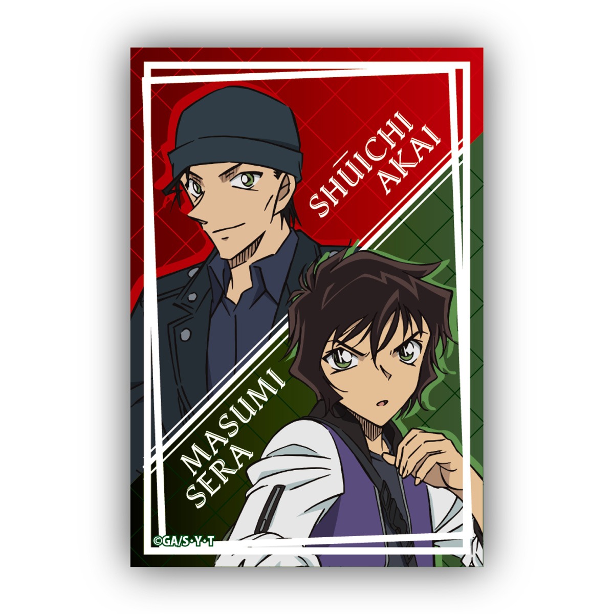 名探偵コナン スクエア型缶バッジVol.3 赤井秀一＆世良真純｜ホビーの