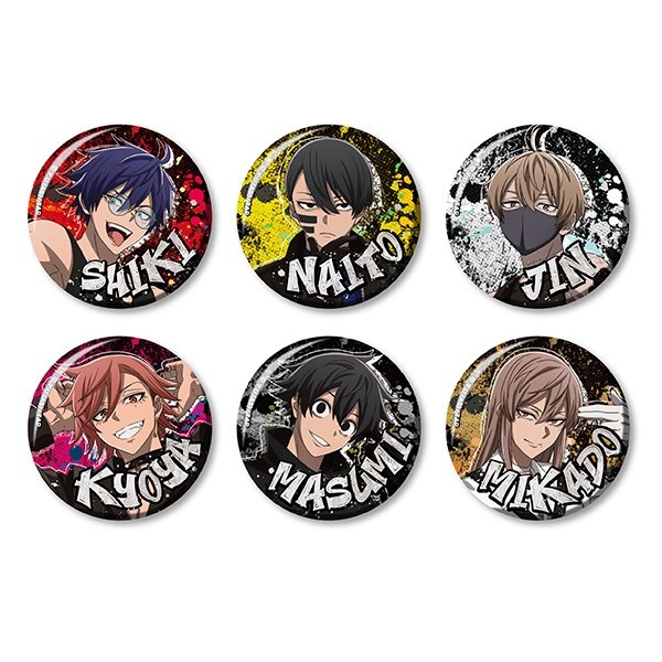 TVアニメ 桃源暗鬼 ラメキラカンバッジコレクション 6個入り1BOX