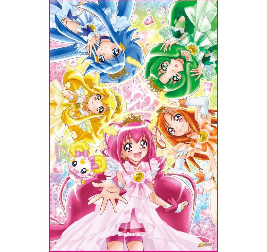 スマイルプリキュア！ 500ラージピース ジグソーパズル 笑顔に向かって