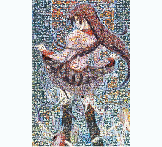 化物語 1000ピース ジグソーパズル モザイクアート｜ホビーの総合通販