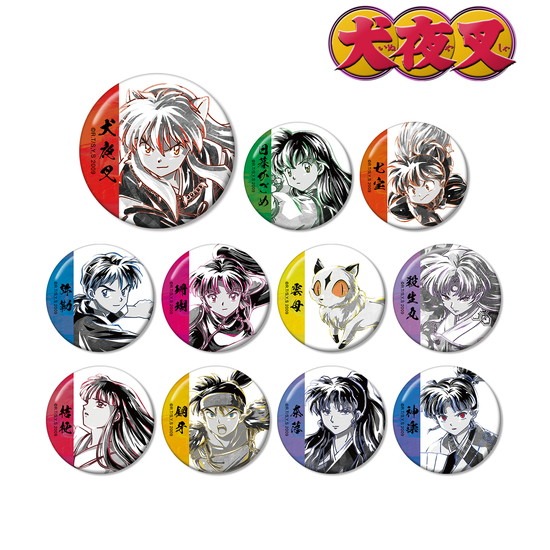 犬夜叉 トレーディング Ani-Art BLACK LABEL 缶バッジ 11個入り1BOX