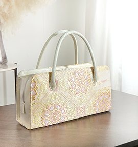 本場筑前博多織 利休バッグ 正絹 No.5ZI-0088-00の通販｜きもの365