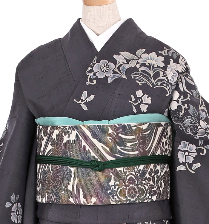 生紬 訪問着 No.AD-0611-Mサイズの通販｜きもの365