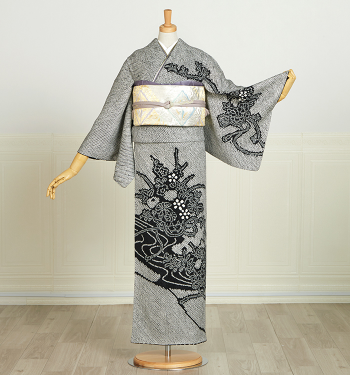 総絞り 訪問着 No.AA-5123-Mサイズのレンタル｜きもの365