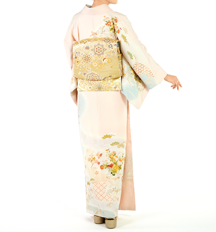 スワトウ刺繍 訪問着 No.AA-0124-Lサイズのレンタル｜きもの365