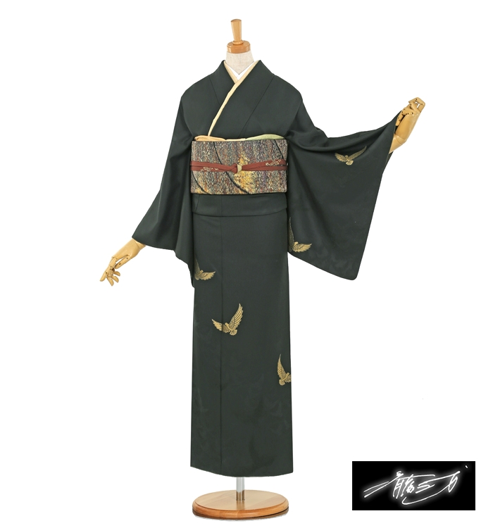 斉藤三才 訪問着（専用襦袢付）No.AA-2082-Mサイズのレンタル｜きもの