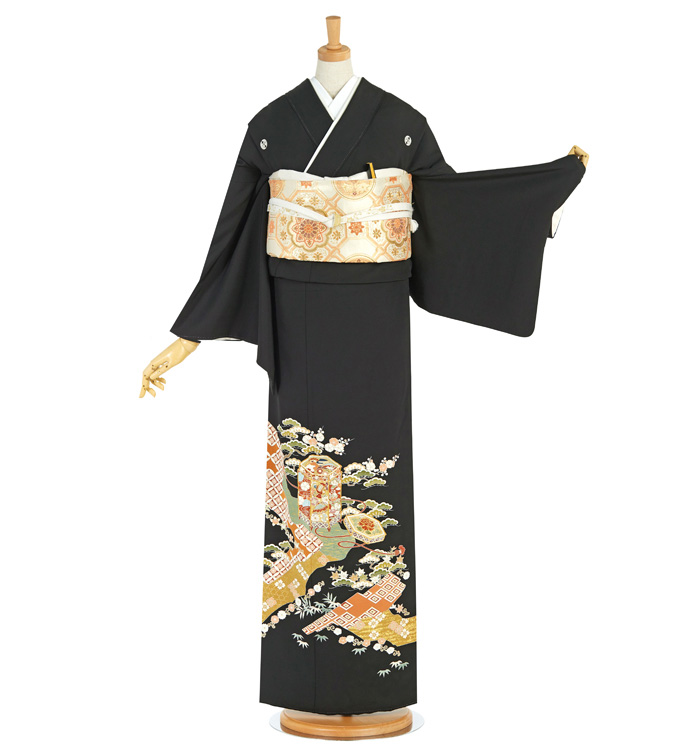 京友禅 千總 黒留袖 No.CA-1957-トールLLサイズのレンタル｜きもの365
