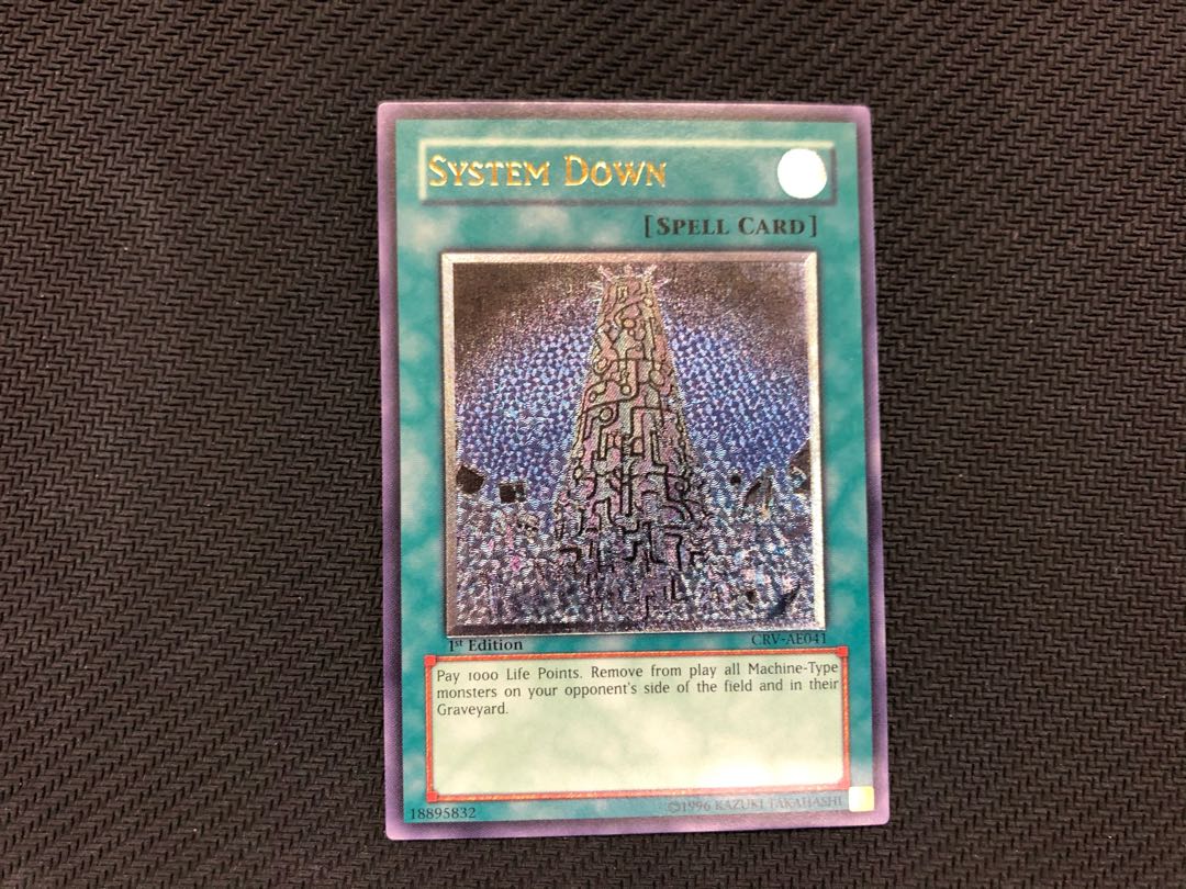 遊戯王 システム・ダウン 1st レリーフ アジア 1枚の通販 やまだ