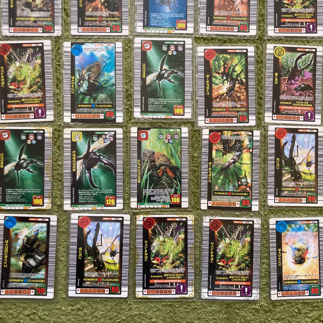 昆虫王者ムシキング！デッキ！55枚まとめ売り！の通販 まー（632673816