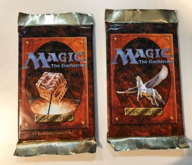 希少MTG【新品未開封】第4版ブースタパック2個 英語版 マジックザ