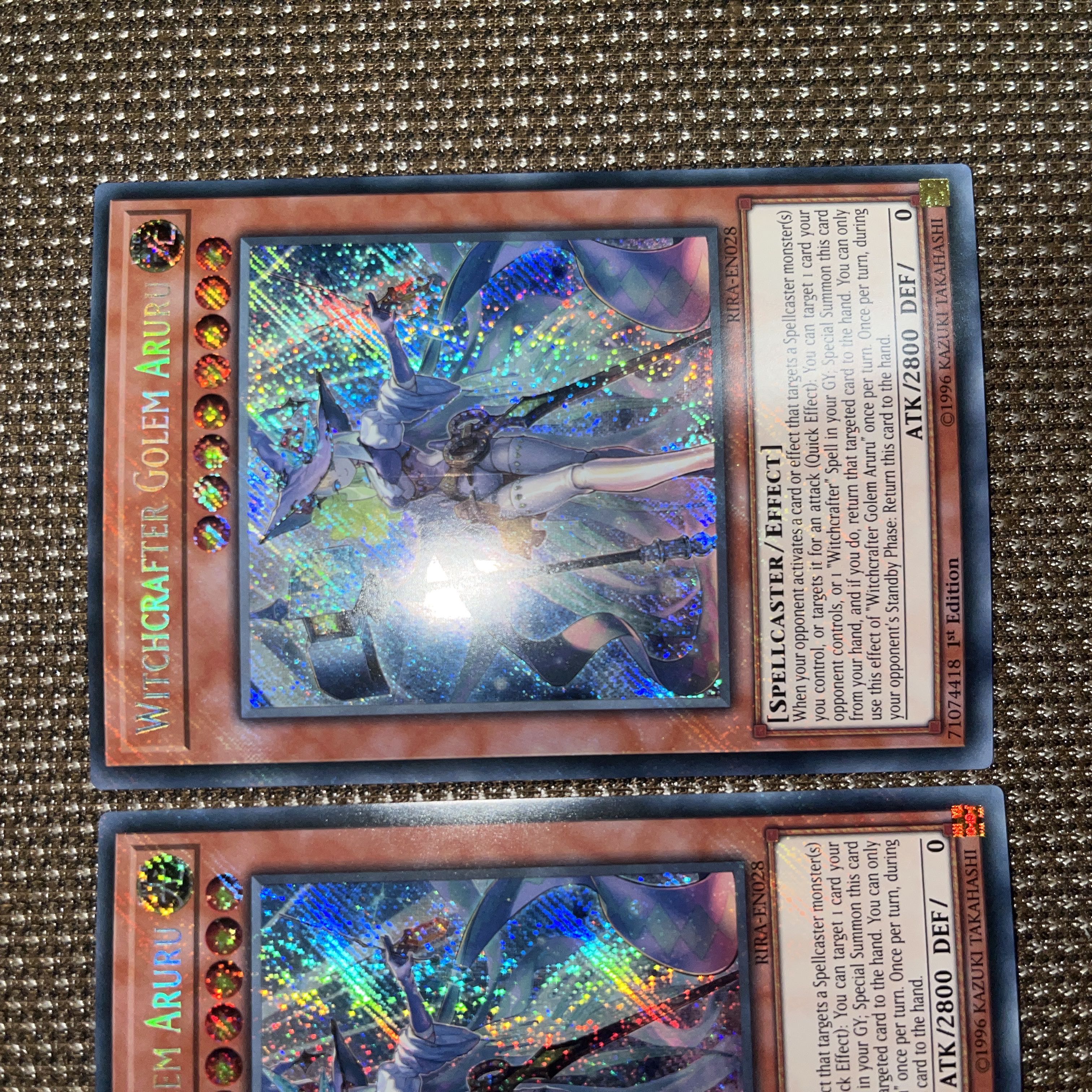 遊戯王 ウィッチクラフトゴーレム・アルル EU版(英語) シク 1st 3枚 3