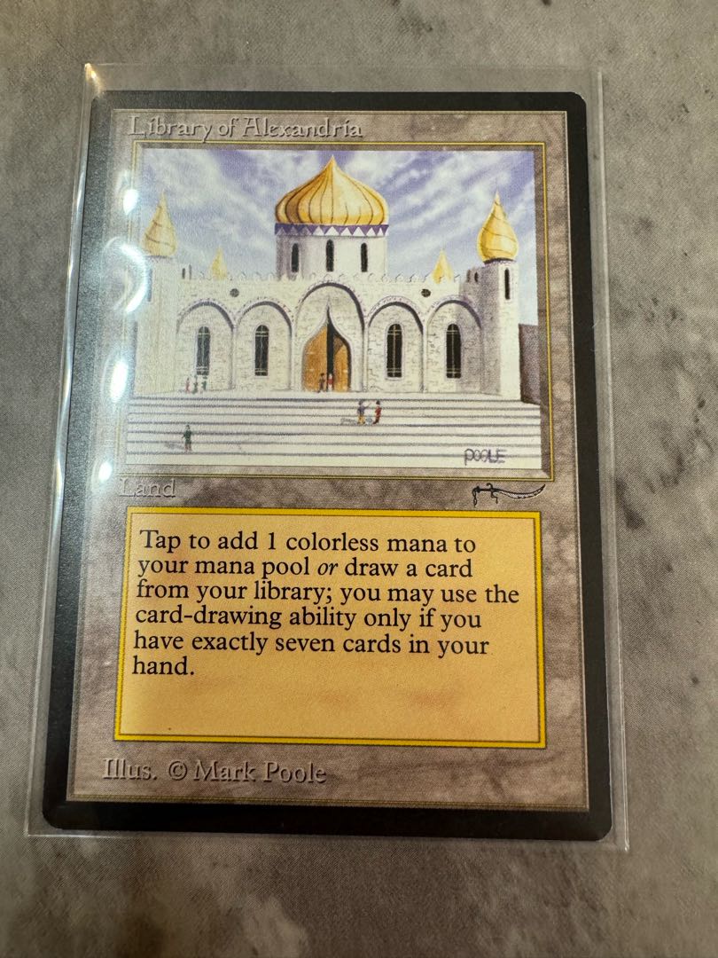 MTG Library of Alexandria 英語 アラビアンナイト 1枚の通販