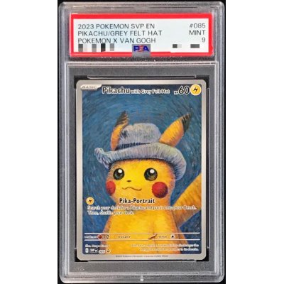 ゴッホピカチュウ Pikachu with GreyFeltHat PSA9相当 ゴッホ
