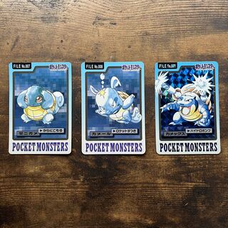 ポケモン カードダス カメックス カメール ゼニガメ セット 1枚の通販