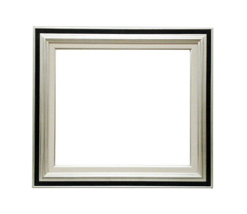油彩額 F25(フランスサイズ/ 81×65cm) 大額 9387 シルバー 油彩額 F25